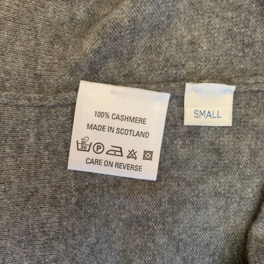 HERMESエルメス マルジェラ期クルーネックカシミヤグレー メランジ