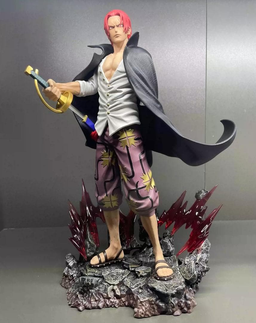 ワンピース 新四皇 赤髪のシャンクス フィギュア ガレージキット 塗装