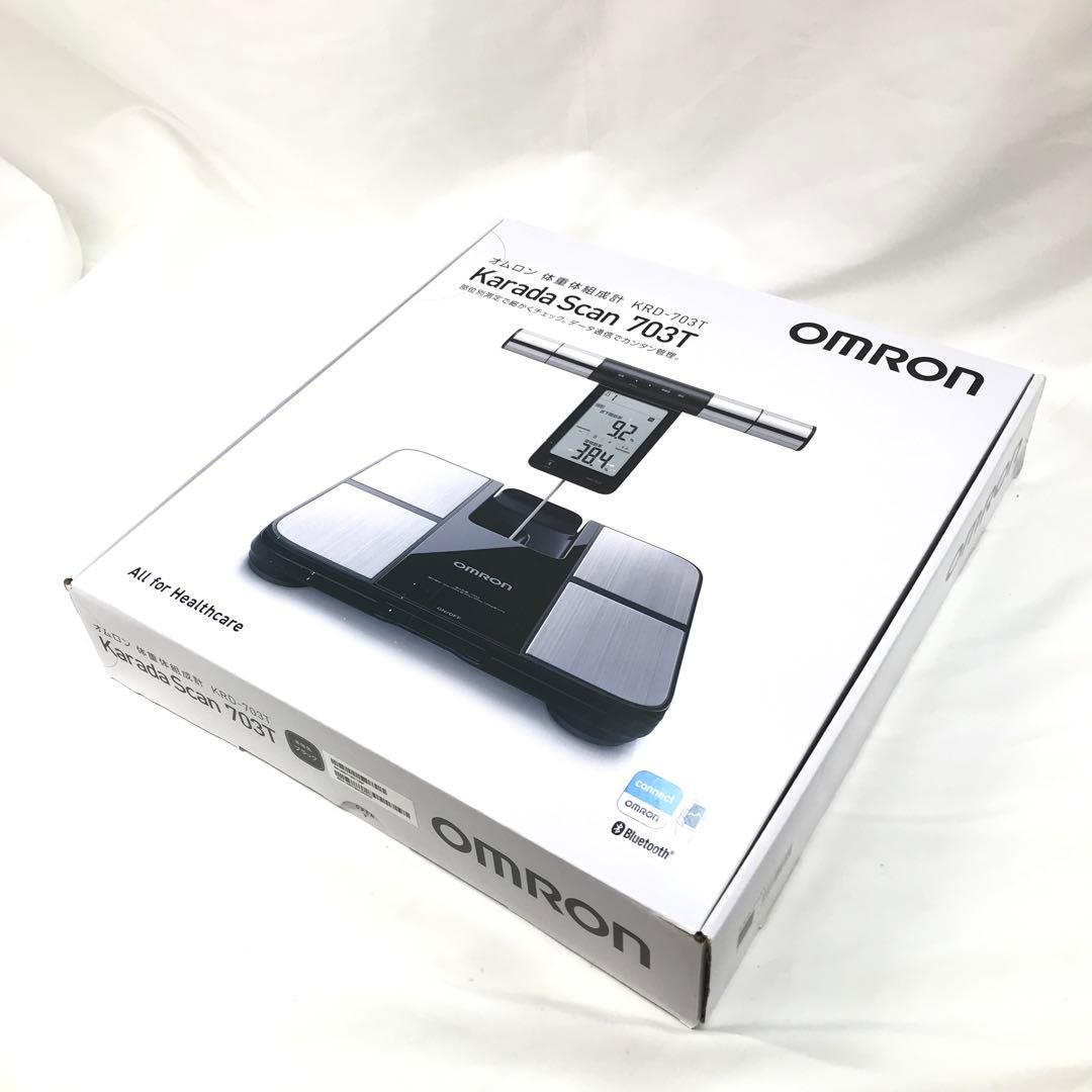 OMRON オムロン 体重 体組成計 カラダスキャン ブラック KRD-703T