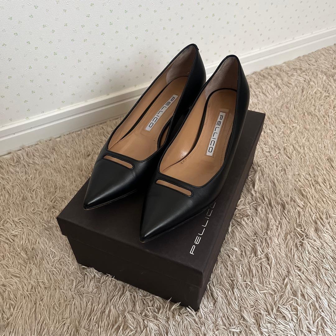 ペリーコ　黒パンプス　37.5