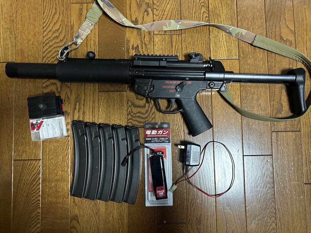 東京マルイ 次世代MP5SD6マガジン5本付き 店内全品5％OFFクーポン】東京マルイ 次世代電動ガン MP5SD6 エアガン