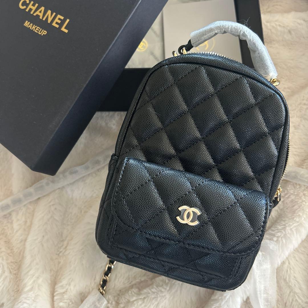 CHANEL バックパック リュック キルティング BOX カード付 - メルカリ
