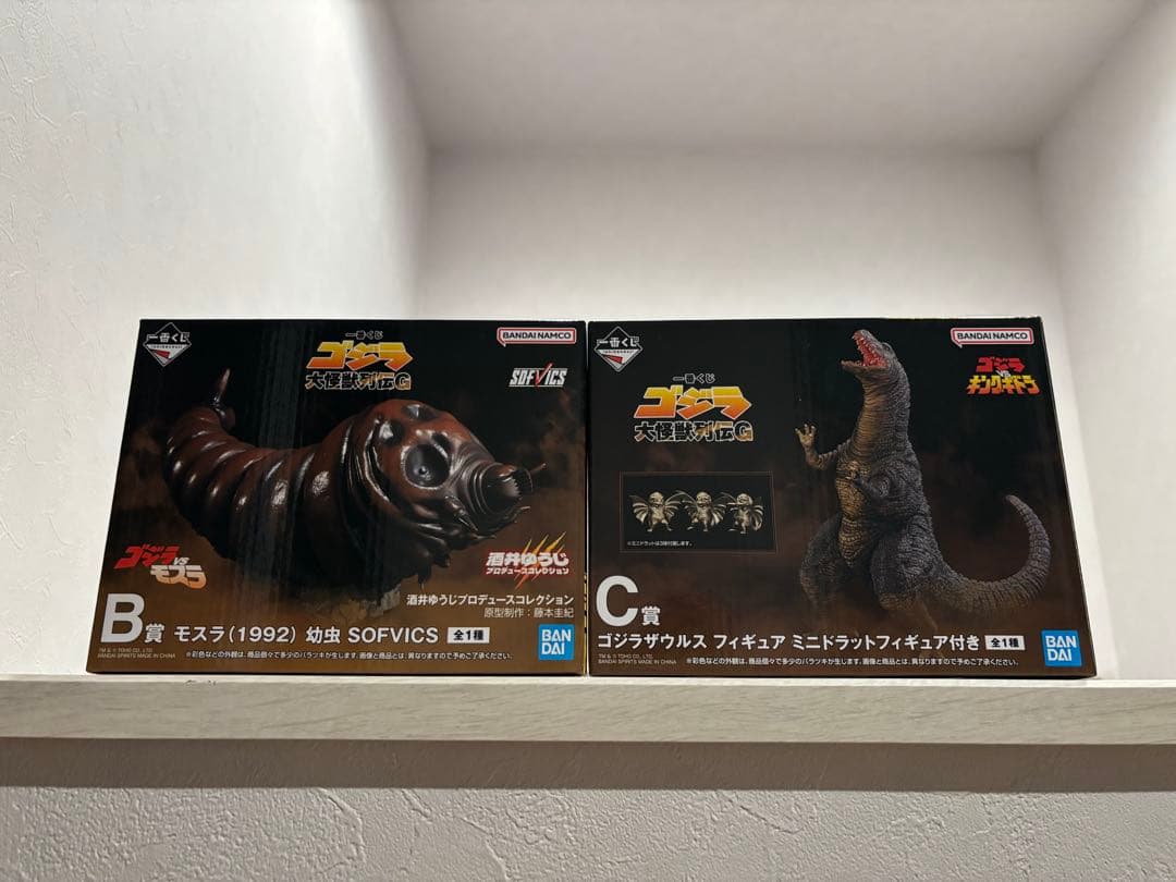 一番くじ　ゴジラ　ザウルス　モスラ　フィギュア 一番くじ ゴジラ 大怪獣列伝G」の全ラインナップ公開！SOFVICSのゴジラ