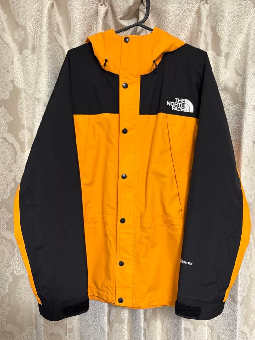 希少ノースフェイス マウンテンライトジャケット　ライトエグズべラスオレンジ　 L
