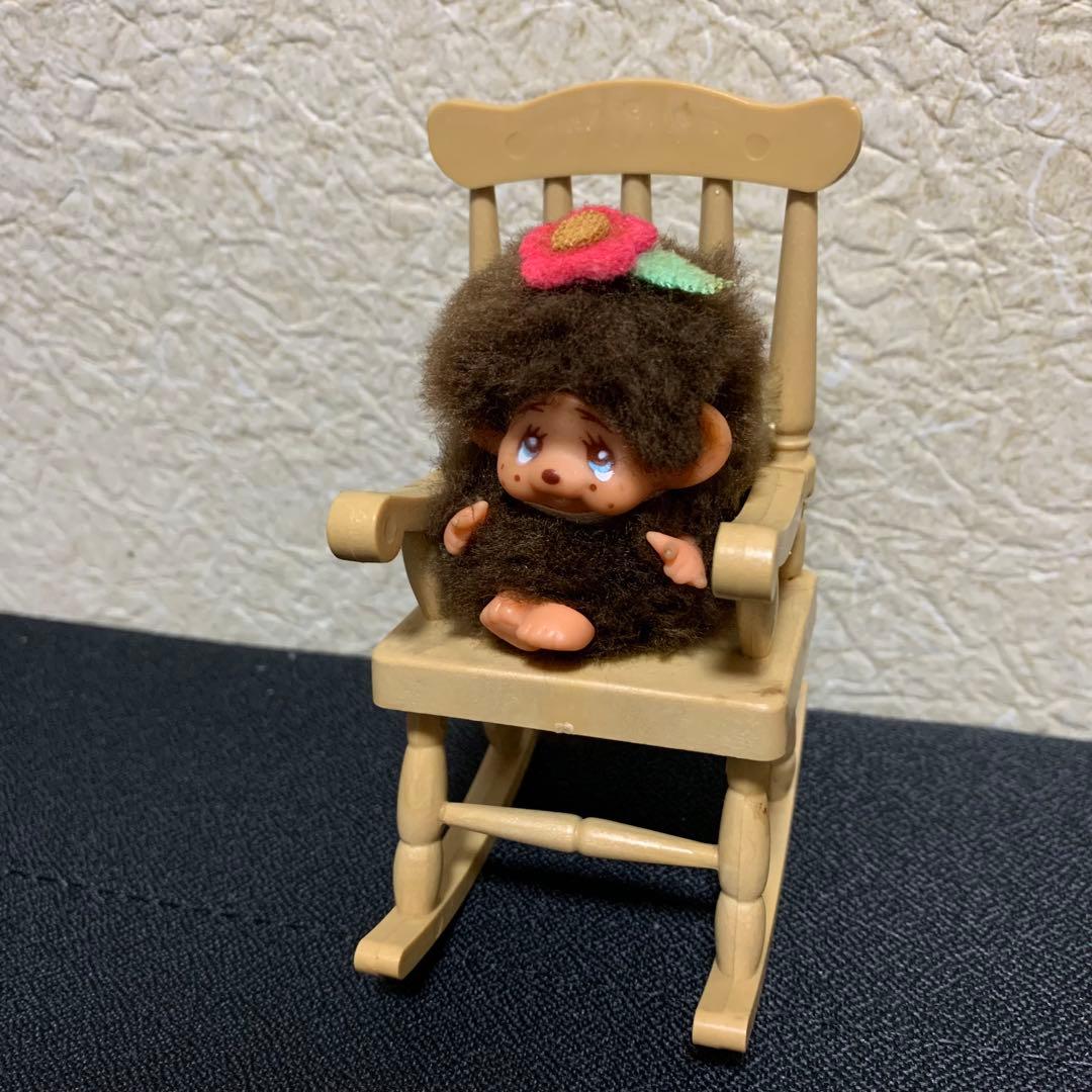 レア‼️ 昭和レトロ 希少 モンチッチ ブルーアイ ぬいぐるみ 椅子