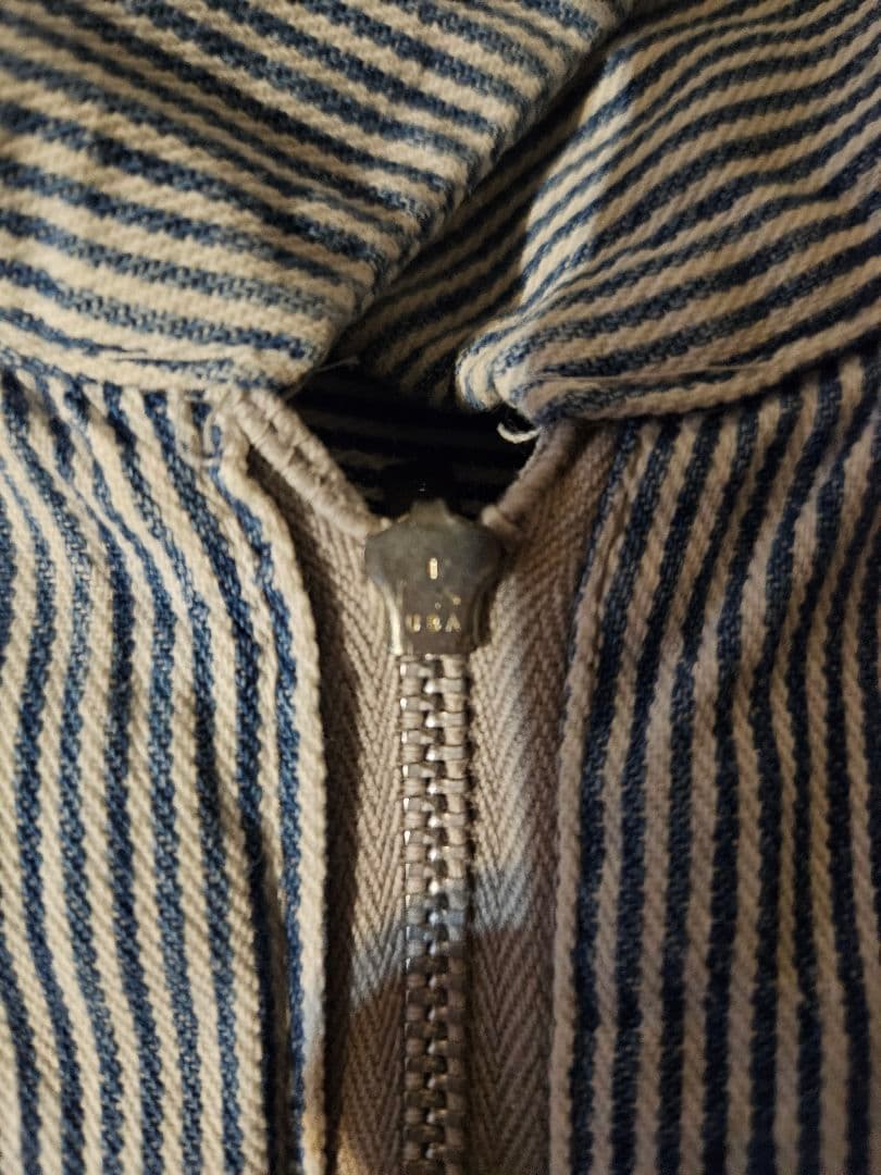 ロ*イ様 60年代 “Lee” ヒッコリーハーフジップシャツ