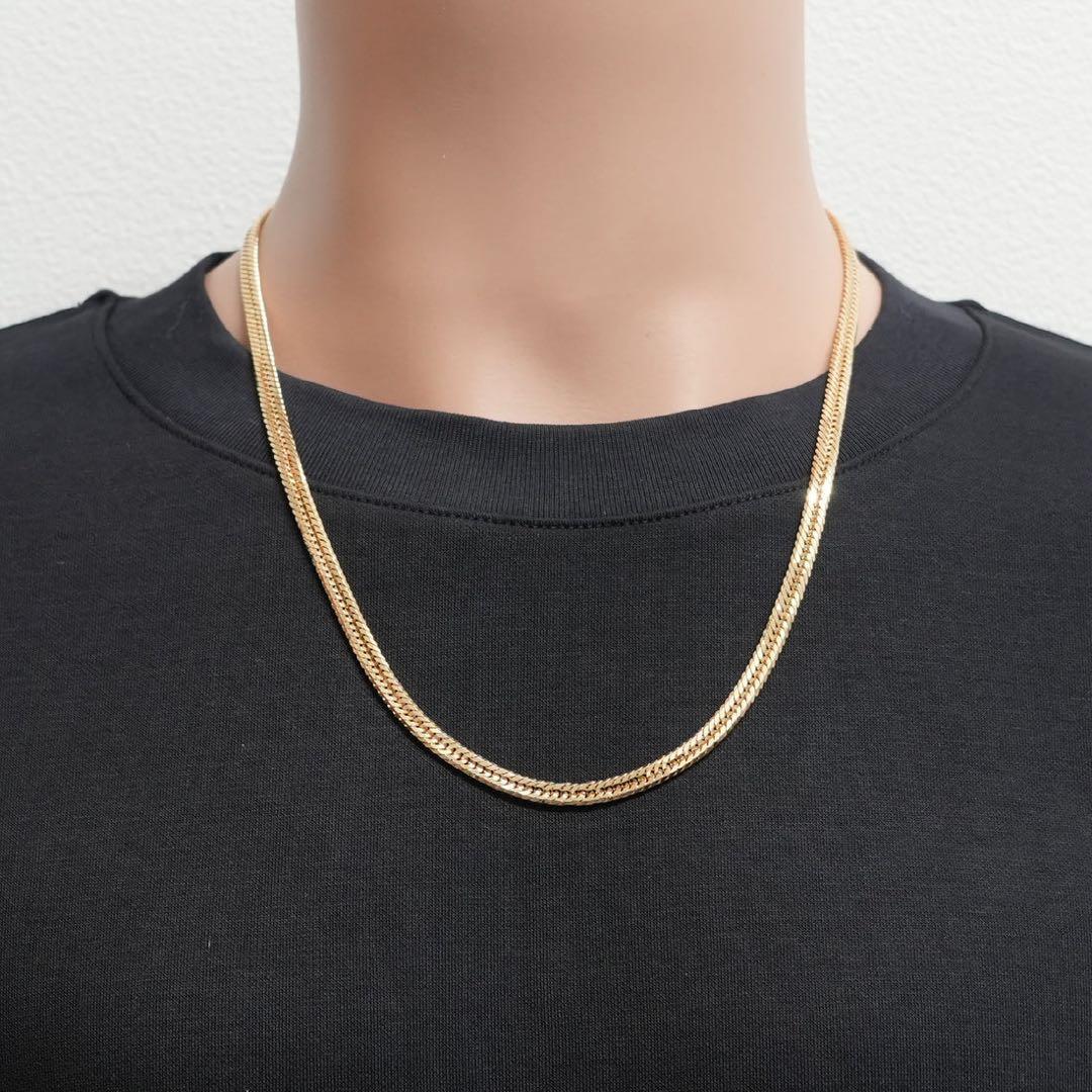 喜平 ネックレス K18 トリプル 12面 33.4g 55cm