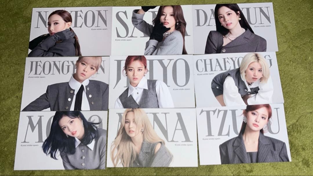 TWICE Eyes wide open カード　トレカ