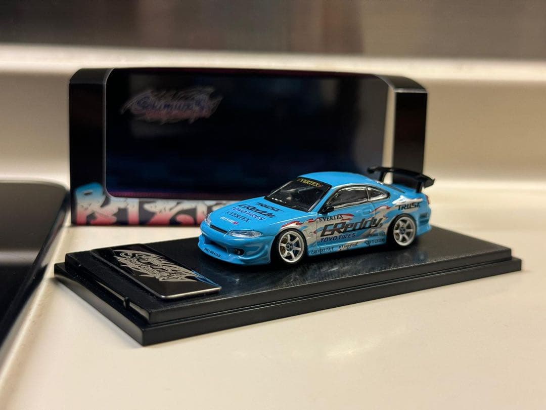 1/64 改 日産 Silvia S15 Greddy D1GP Rays 関村