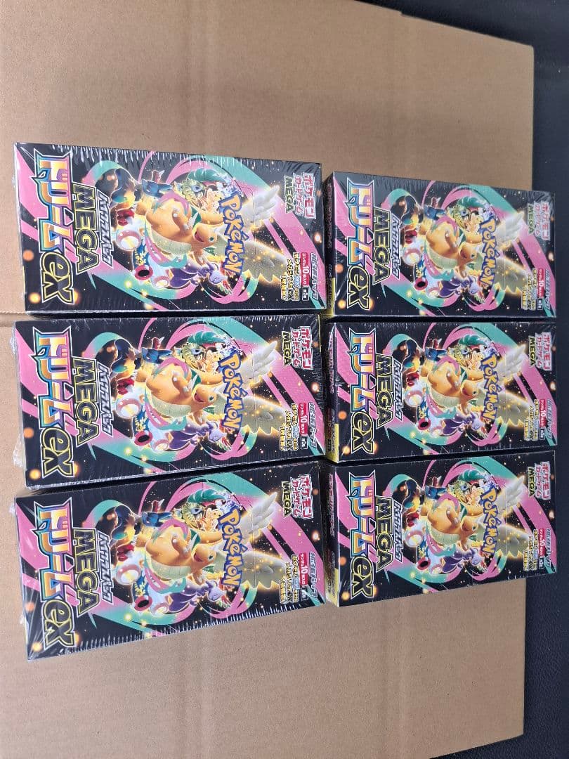 ポケモンカードMEGAドリームex　6BOX　シュリンク付き