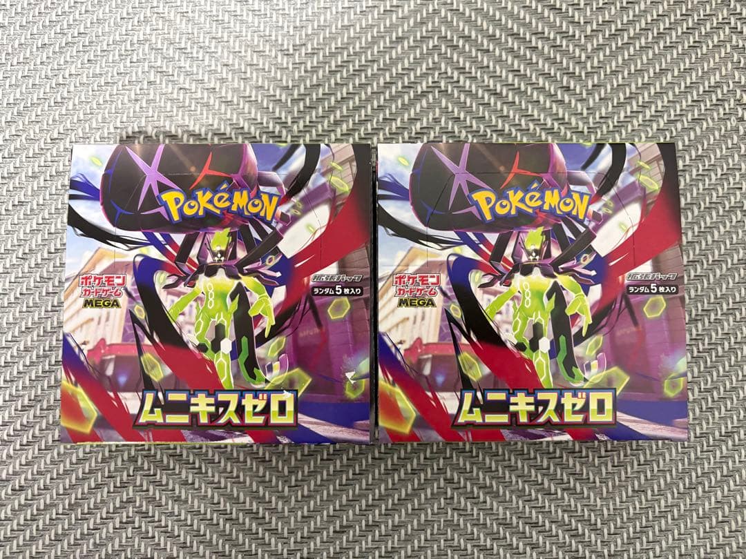 ポケモンカードゲーム ムニキスゼロ 新品未使用/シュリンク無し　2BOX
