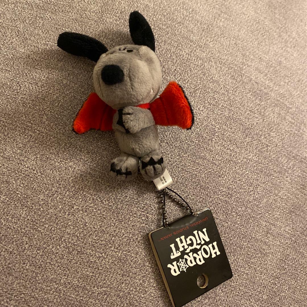 ユニバ　ホラーナイト　スヌーピー　キーホルダー USJ スヌーピー ハロウィン ホラーナイト 2023 ペアキーチェーン