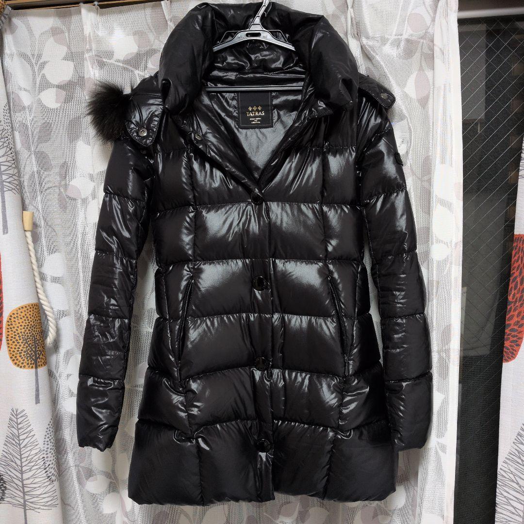 mama　TATRASダウンフード取り外し可　黒