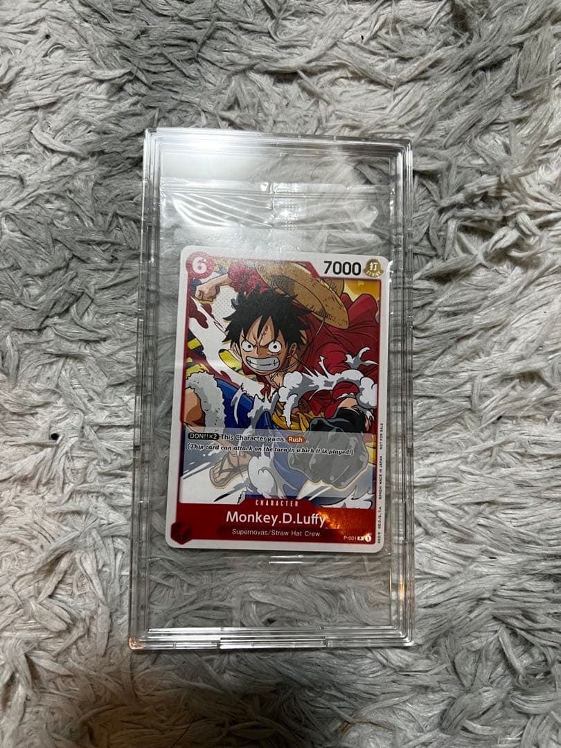 未開封　モンキー・D・ルフィ　海外版 英語版　P-001 プロモ