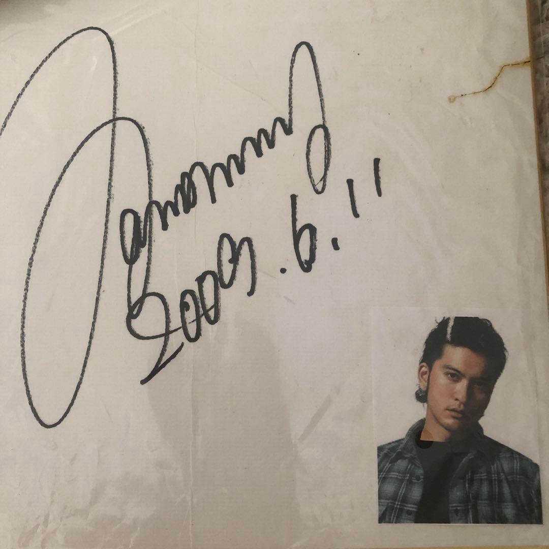 最終値下げ！！元TOKIO長瀬さんのサイン色紙 - メルカリ