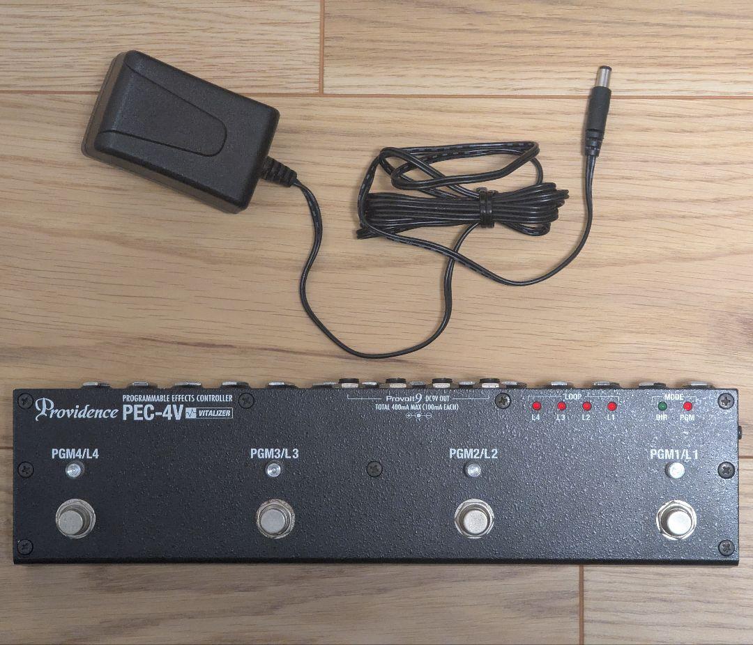 Providence PEC-4V プロビデンス プログラマブルスイッチャー Providenceから新スイッチャー PEC-4Vが出た！バッファーと電源が