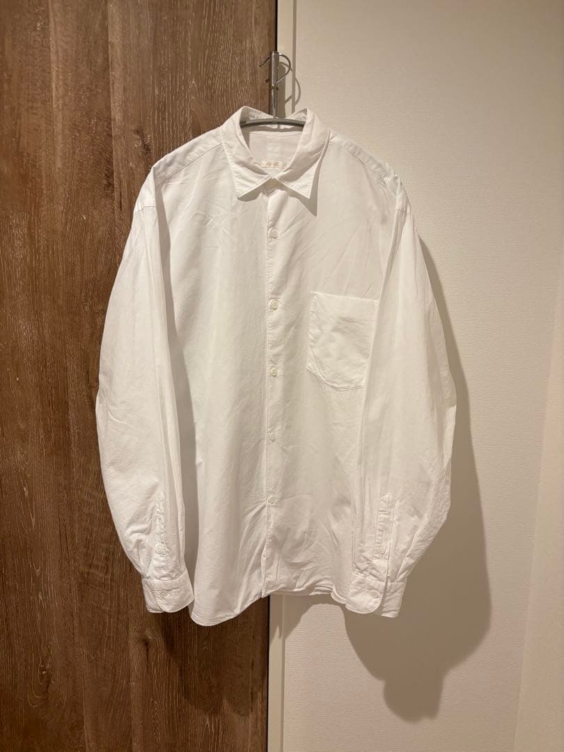 comoli シャツ 24AW WHITE コモリシャツ size1