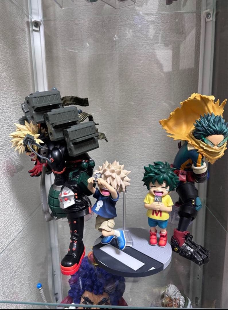 一番くじ僕のヒーローアカデミア　D賞　いずく　かつき他3体