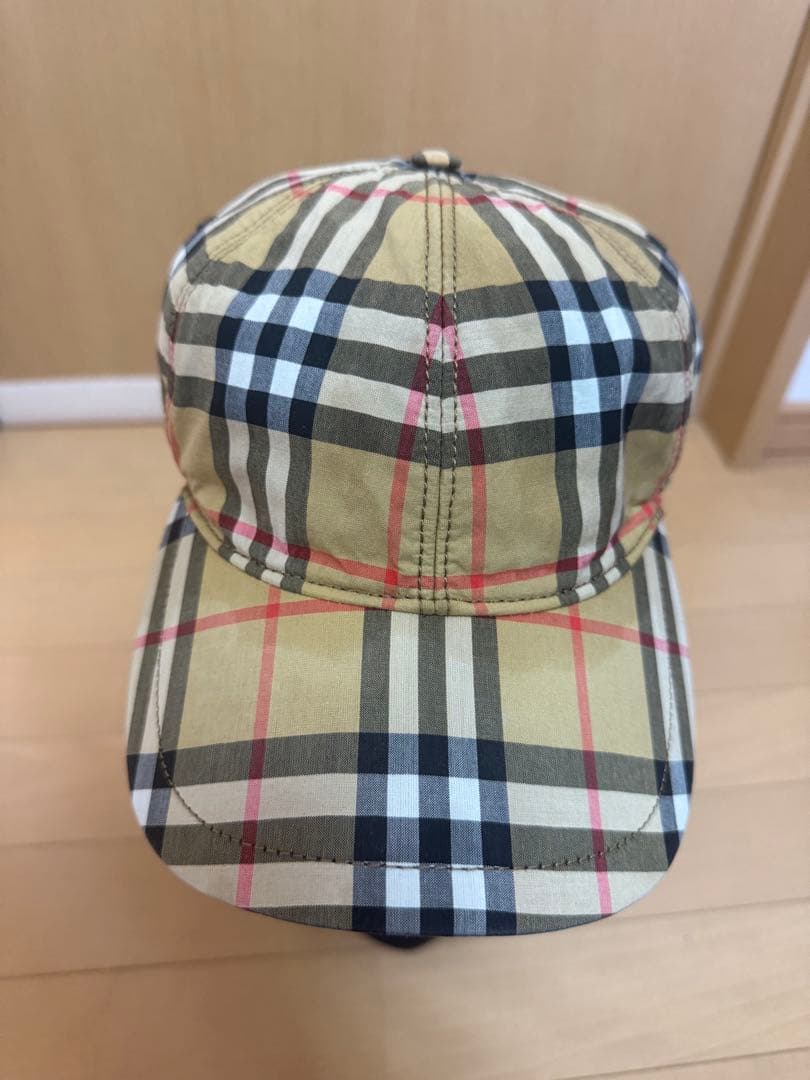 Burberry チェック柄 ベースボールキャップ M/L