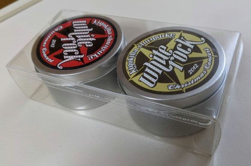 トラベルキャンドル WHITE ROCK 2012 ２缶セット