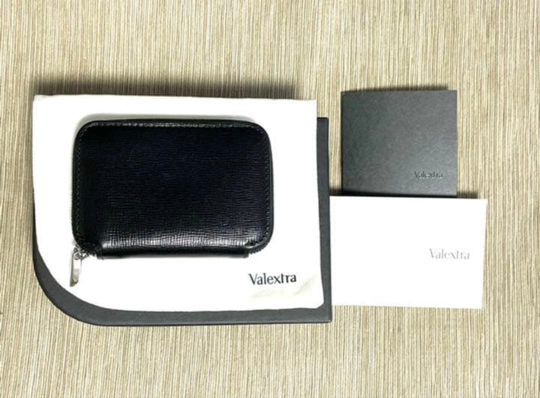 Valextra ブラック ウォレット