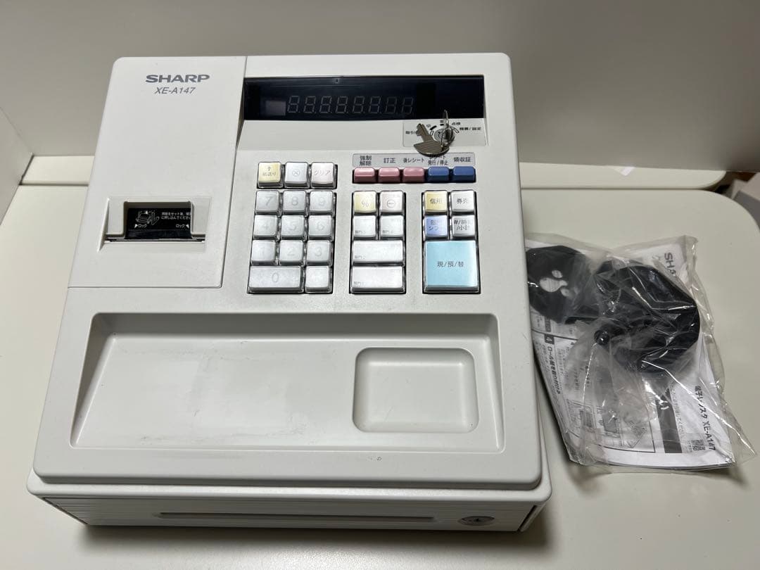 SHARP XE-A147 シャープ 電子レジスタ 中古現状品