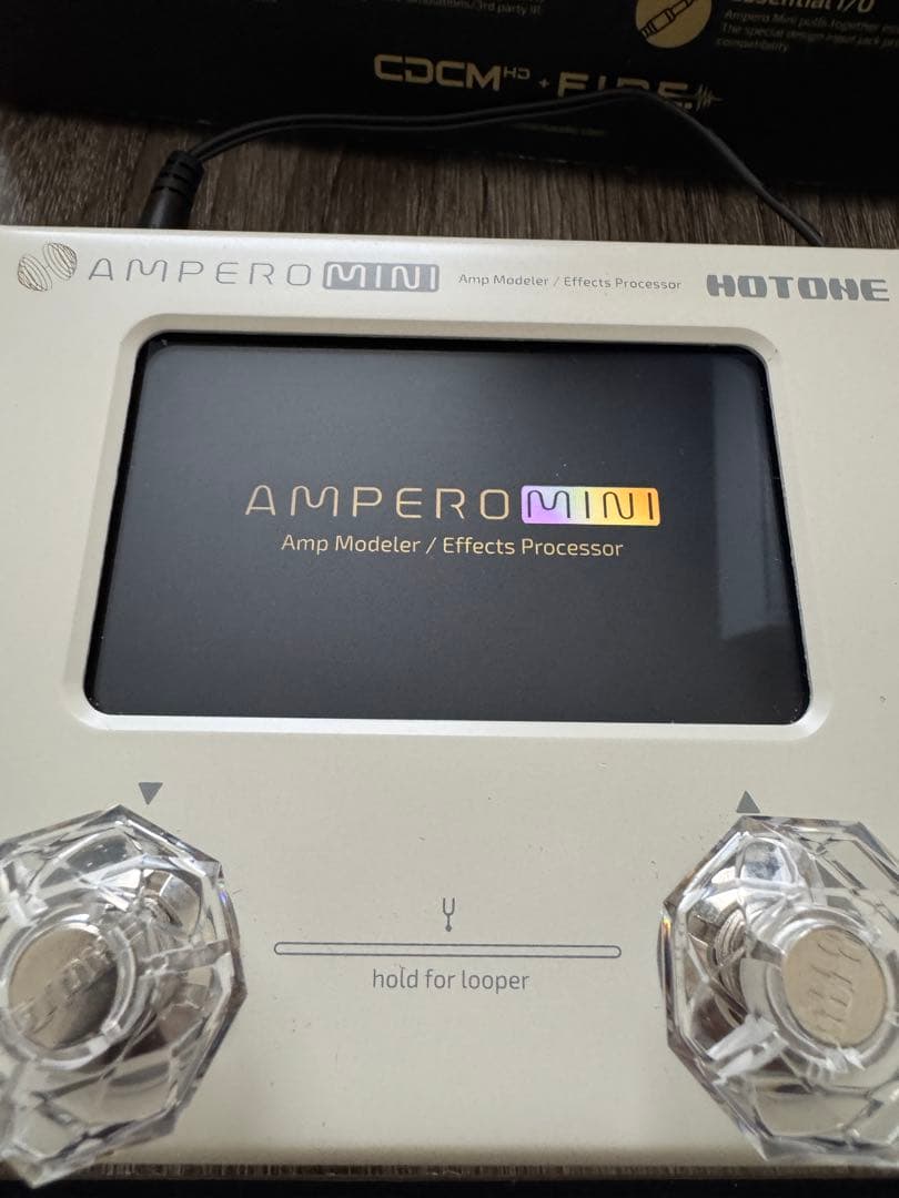 ギター hotone ampero mini