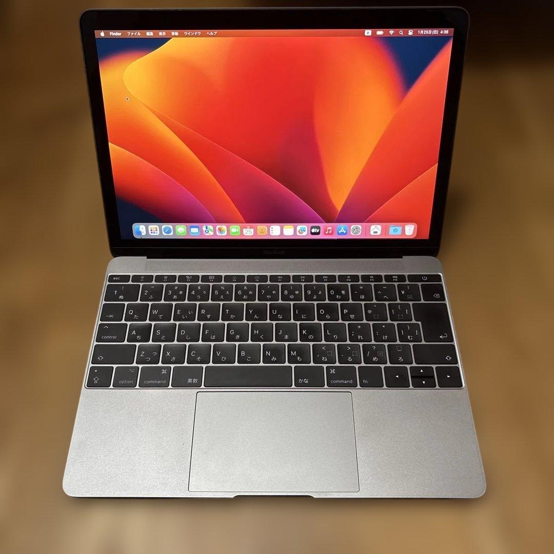 【美品】MacBook 12インチ 2017 8GB/256GB 充放電60回