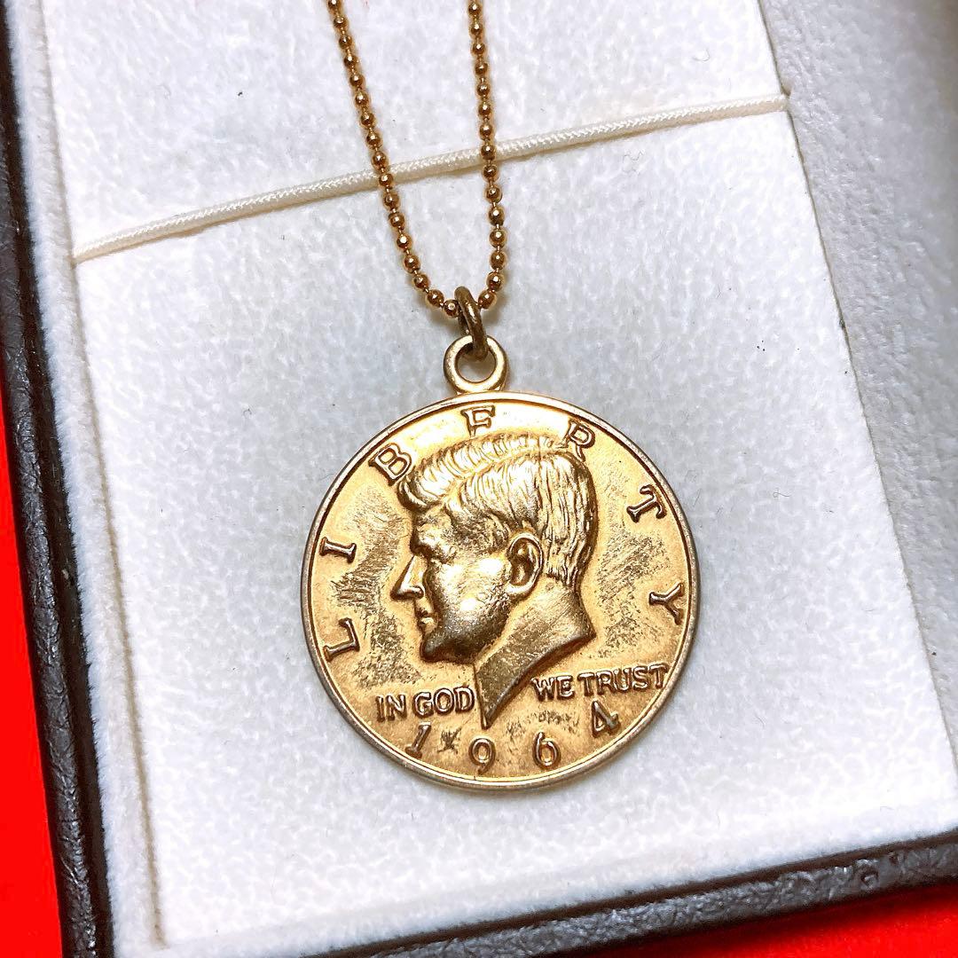 1964年 ジョン・F ・ケネディ ハーフダラー ゴールド コイン