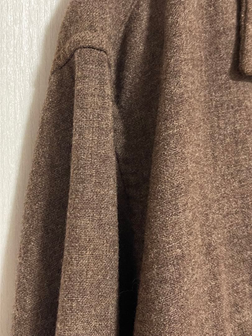 Pendleton 60s 無地 ボードシャツ ブラウン XL