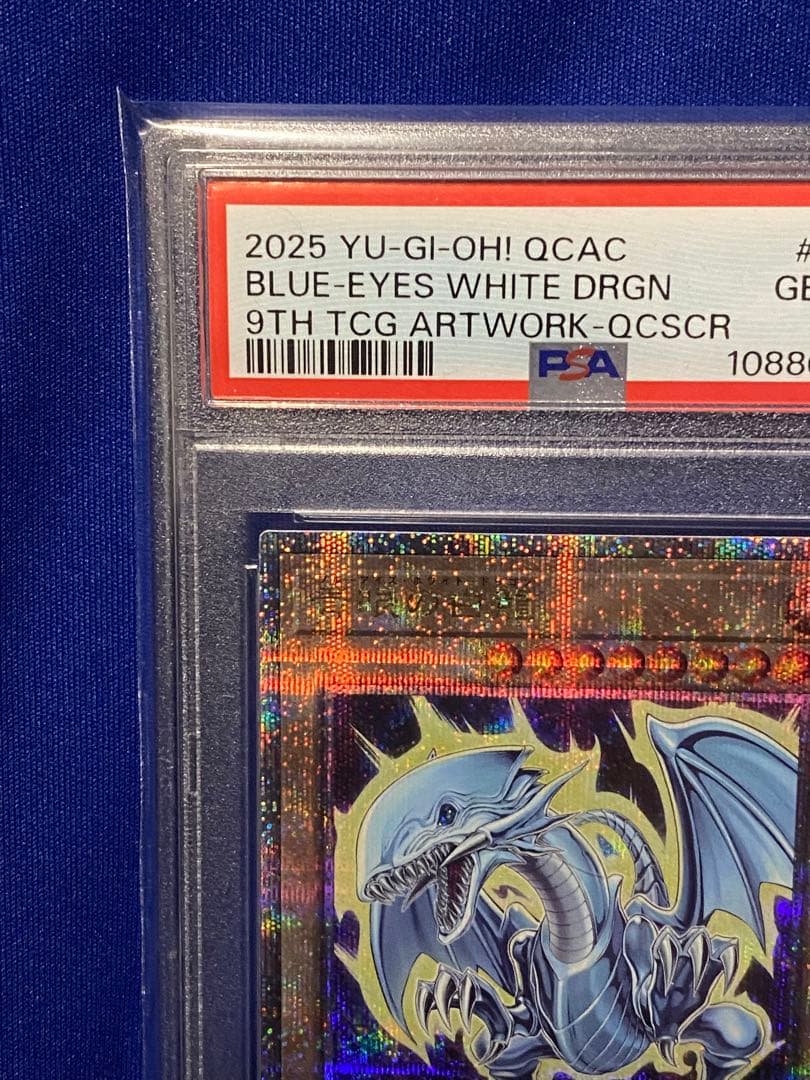 PSA10 ブルーアイズホワイトドラゴン 青眼の白龍 25th クオシク 絵違い