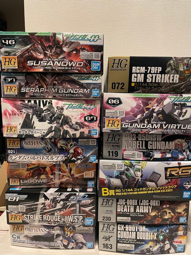 HGガンプラモデルセット