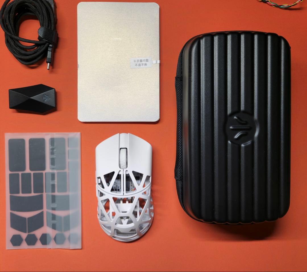 マウス・トラックボール WLMOUSE Beast X Max / White / TTC Nihil