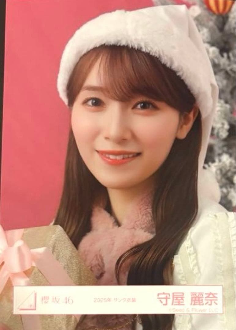 櫻坂46】守屋麗奈 2025年サンタ衣装 - メルカリ
