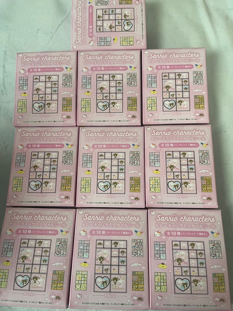 サンリオ トレーディングミニタイルシール コンプリート - メルカリ