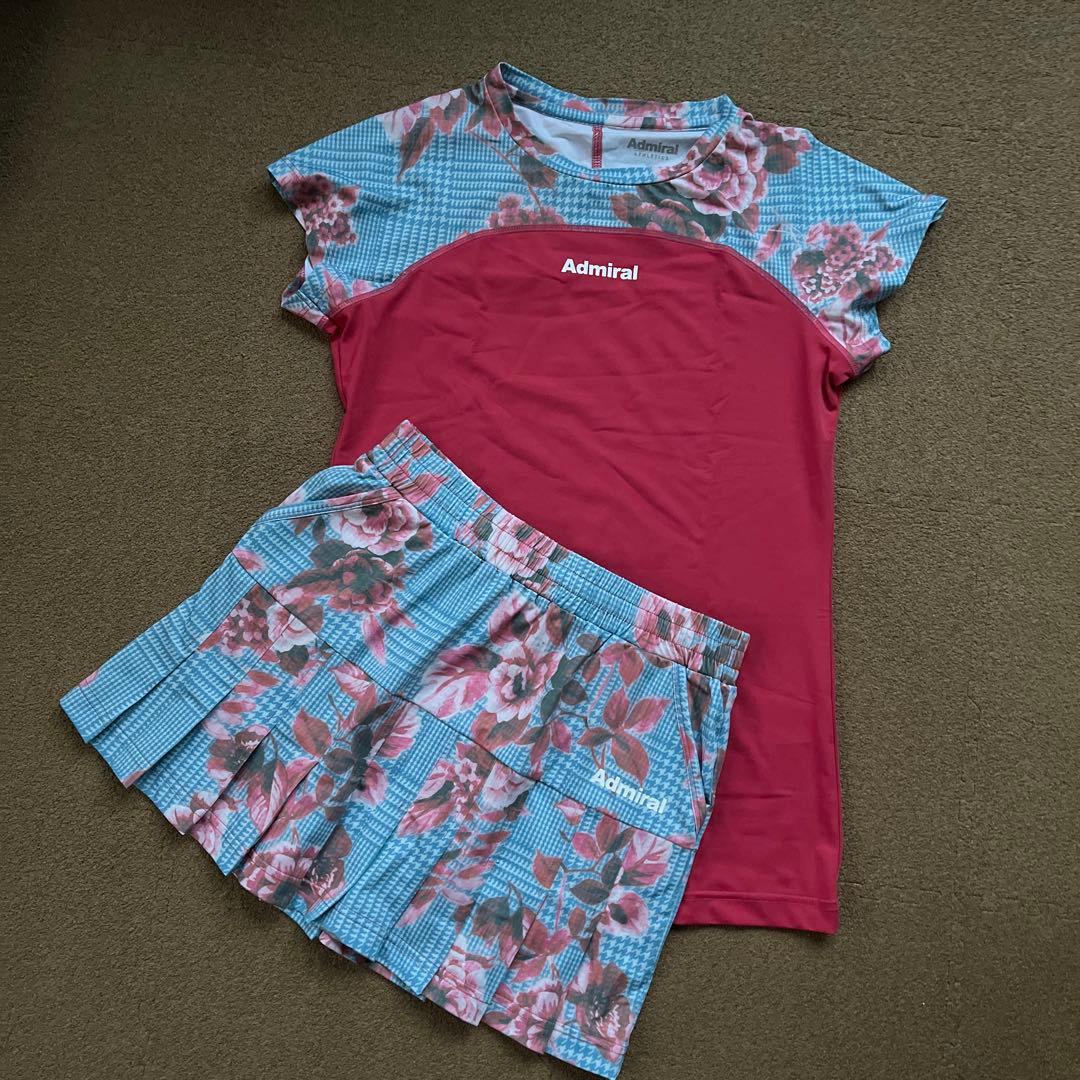 Admiral テニスウェアセット ピンク/青 - メルカリ