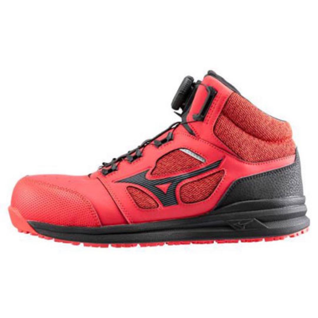 【美品】Mizuno ボアシステム 安全靴 F1GA220362 25.5cm