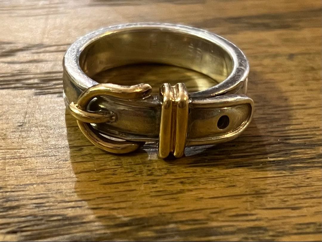 HERMES バックルデザインリング　925silver