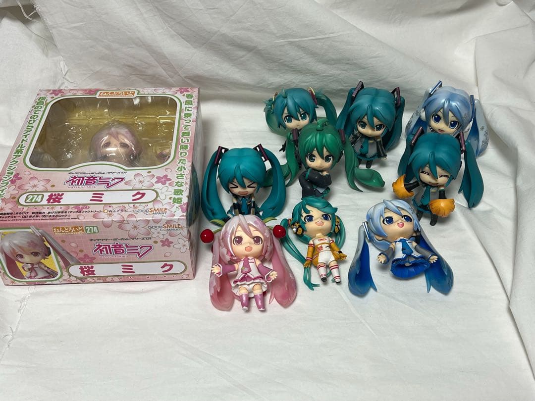 【匿名配送】初音ミク ねんどろいど 9体セット 送料込み
