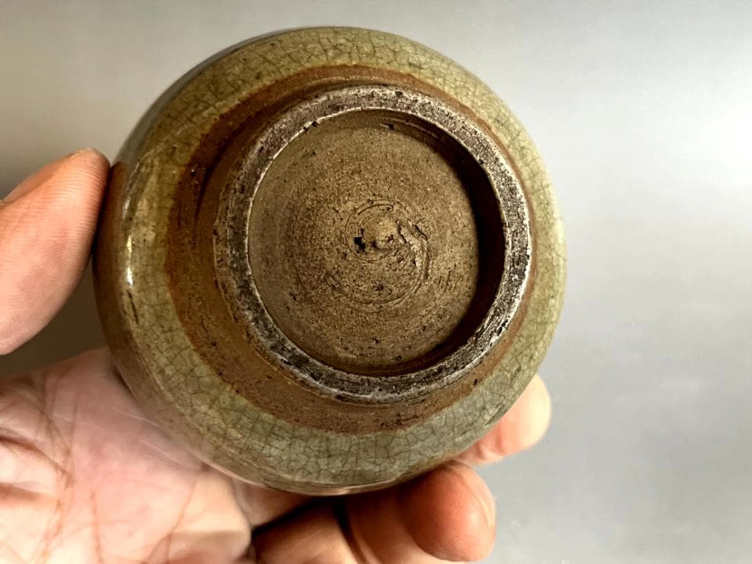 片口□古唐津 江戸期 酒器 古唐津超名品 ぐい飲み 時代物 骨董品 希少