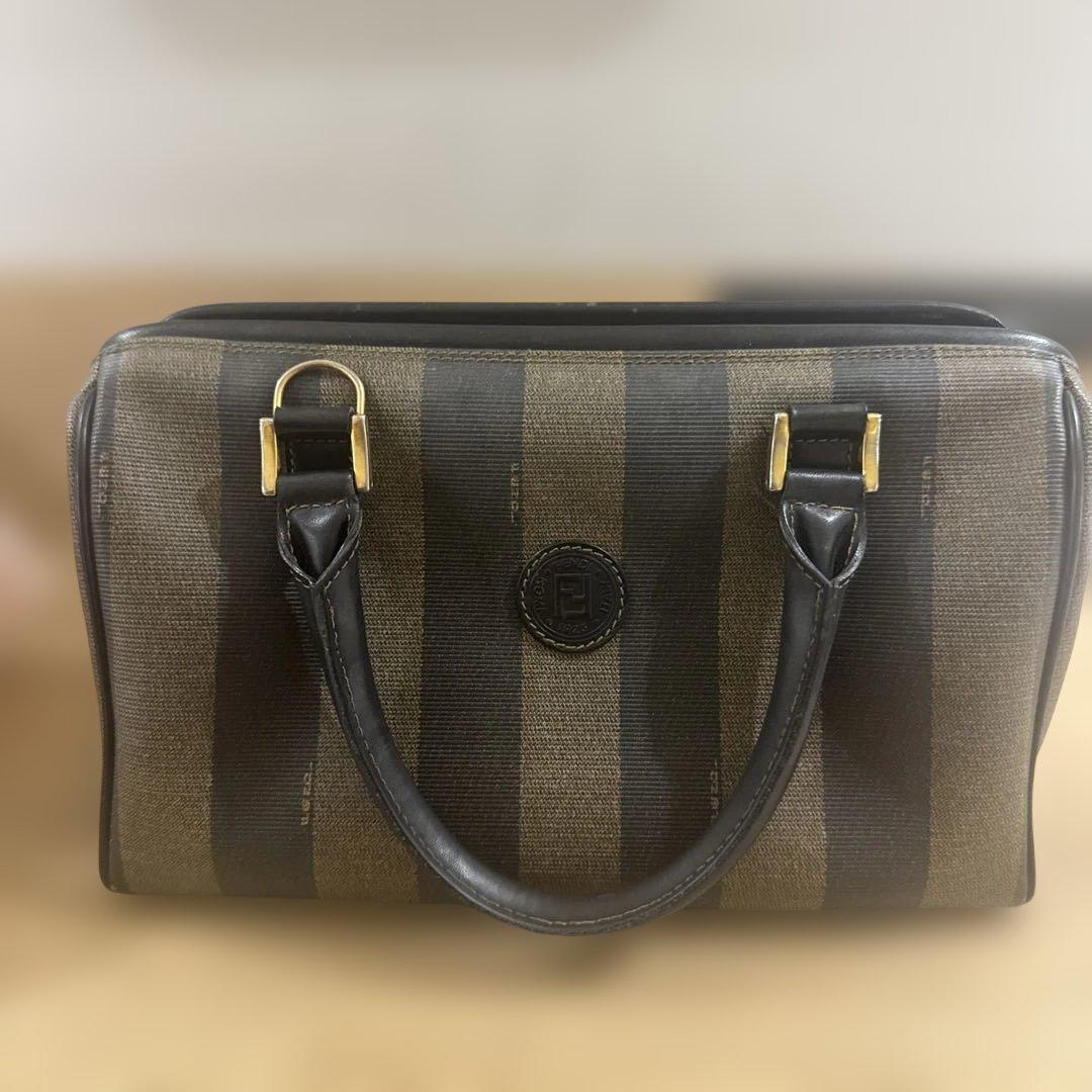 FENDI ペカン柄 ミニボストンバッグ - メルカリ