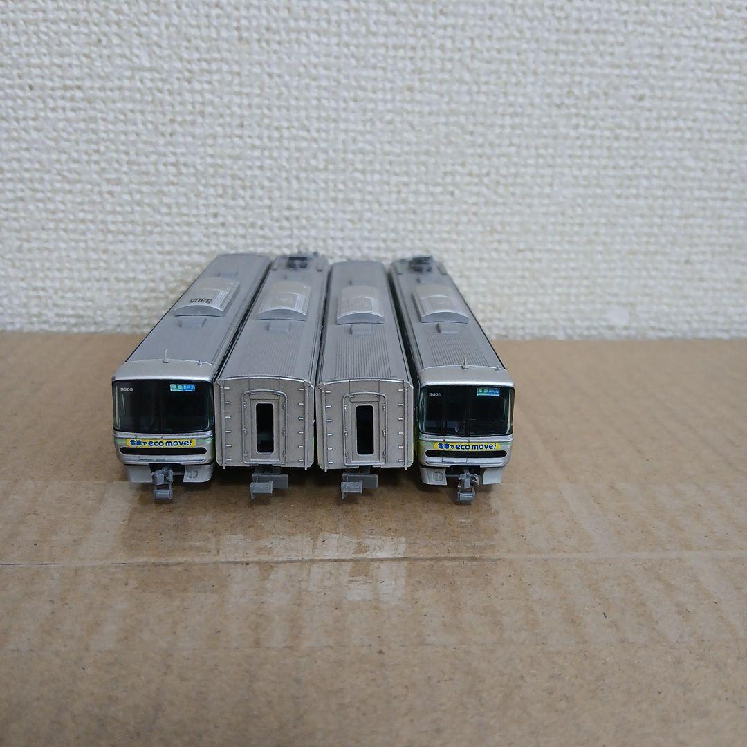 グリーンマックス　名鉄3300系　エコムーブトレイン　4両セット　ジャンク グリーンマックス 【4両SET】 名鉄3300系4輛編成基本セット(動力車付