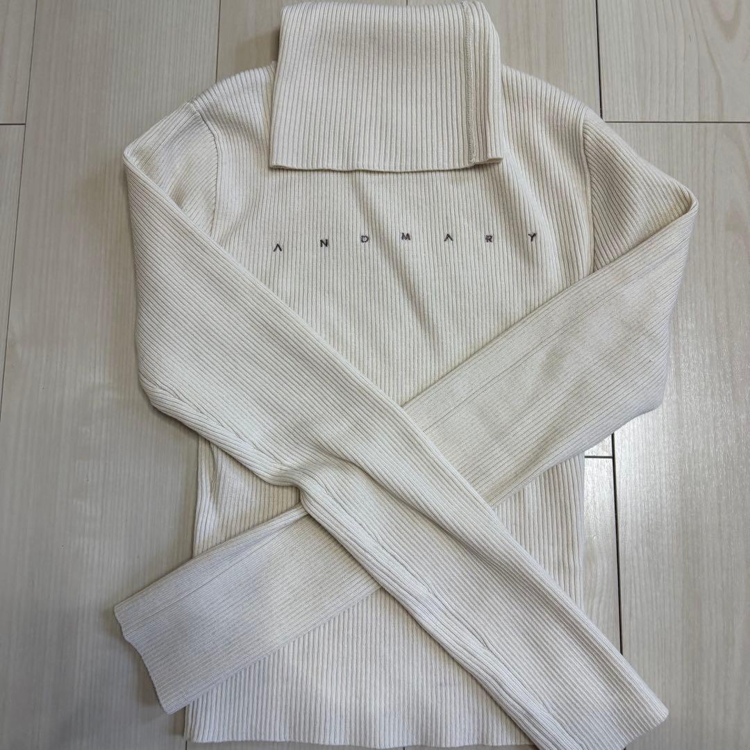 Andmary♡Mary turtle knit tops - メルカリ