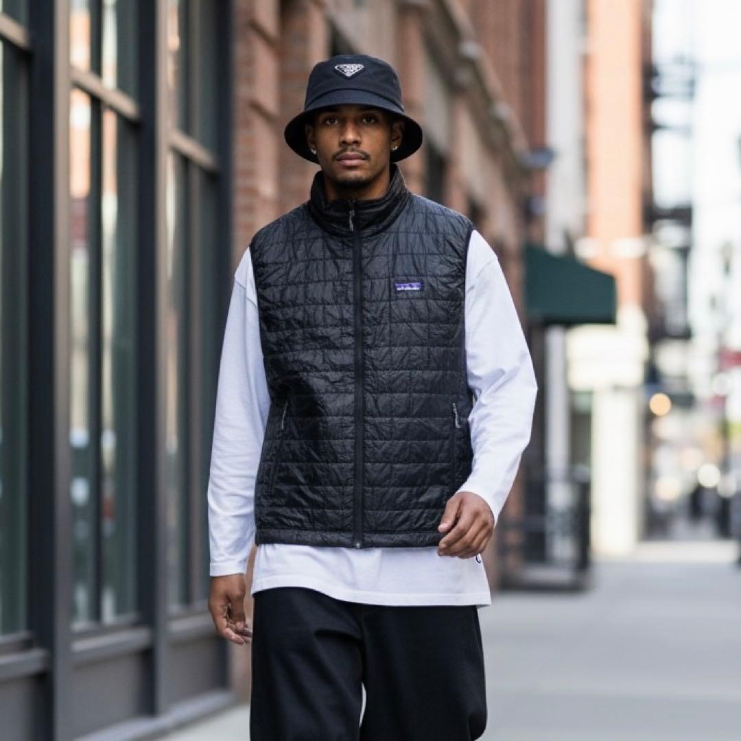 w887】Patagonia ナノパフ ベスト プリマロフト ブラック テック