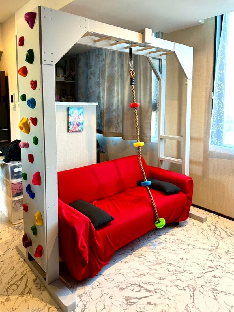 室内うんてい 雲梯 ボルダリング 鉄棒 登り棒 知育うんてい 模倣品に注意