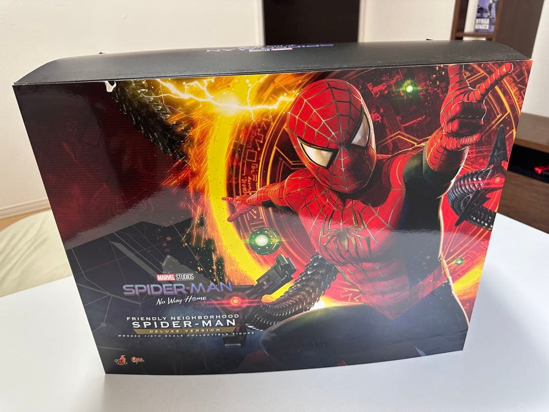 美品】ホットトイズ スパイダーマン (デラックス版 サンドマン台座付き