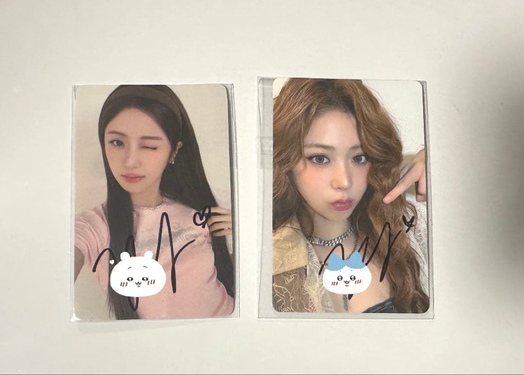 LE SSERAFIM ユンジン サイン トレカ SPAGHETTI ラキドロ