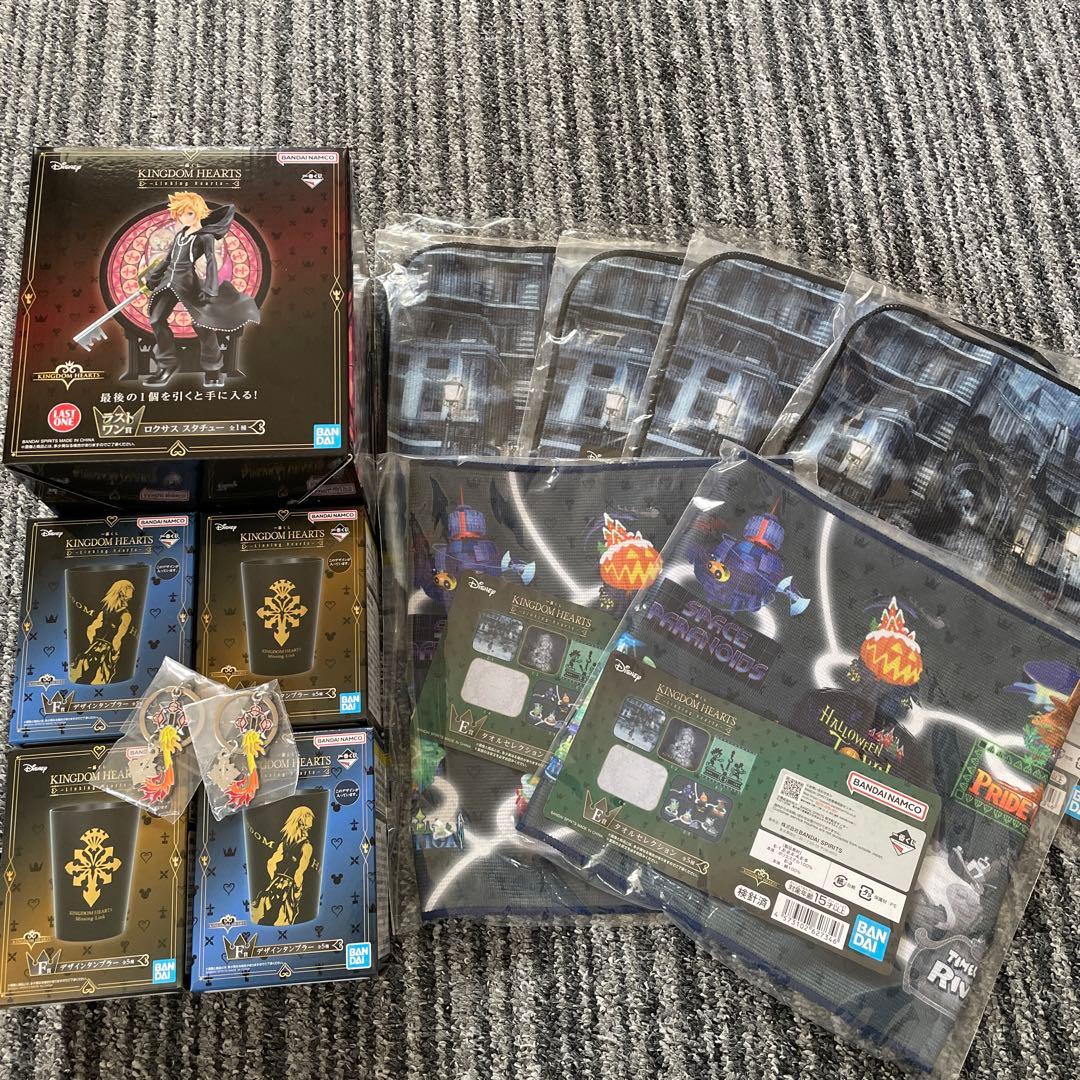 キングダムハーツ一番くじ ラストワン賞　ロクサス　スタチュー　他おまけ付き！