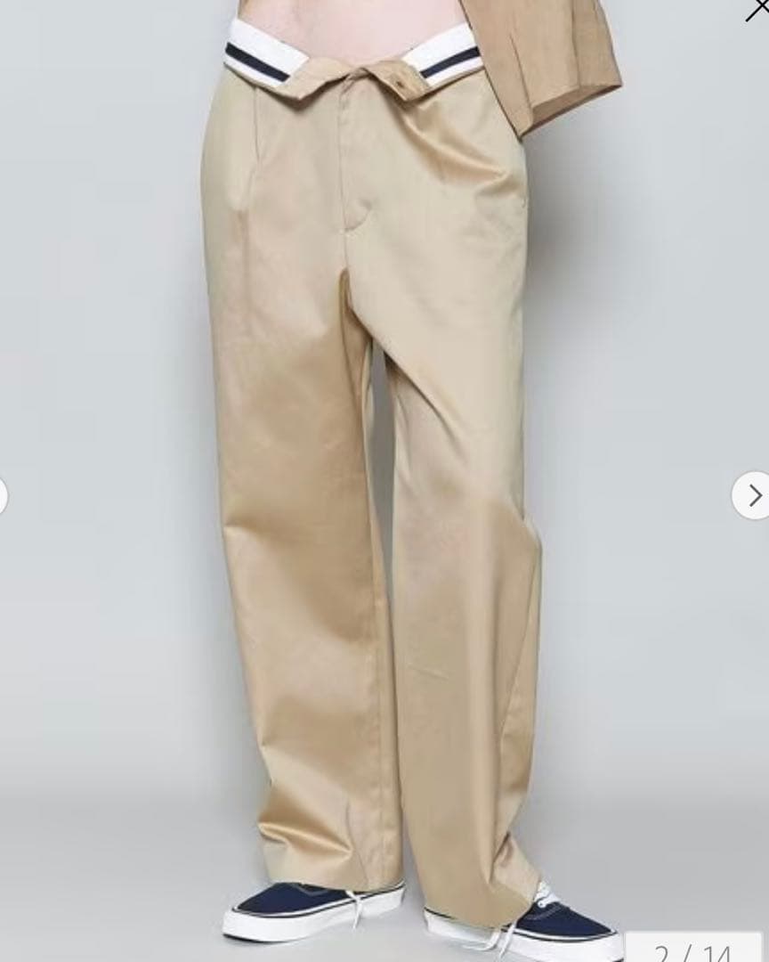 roku 6 コットンチノパンツ　ロク