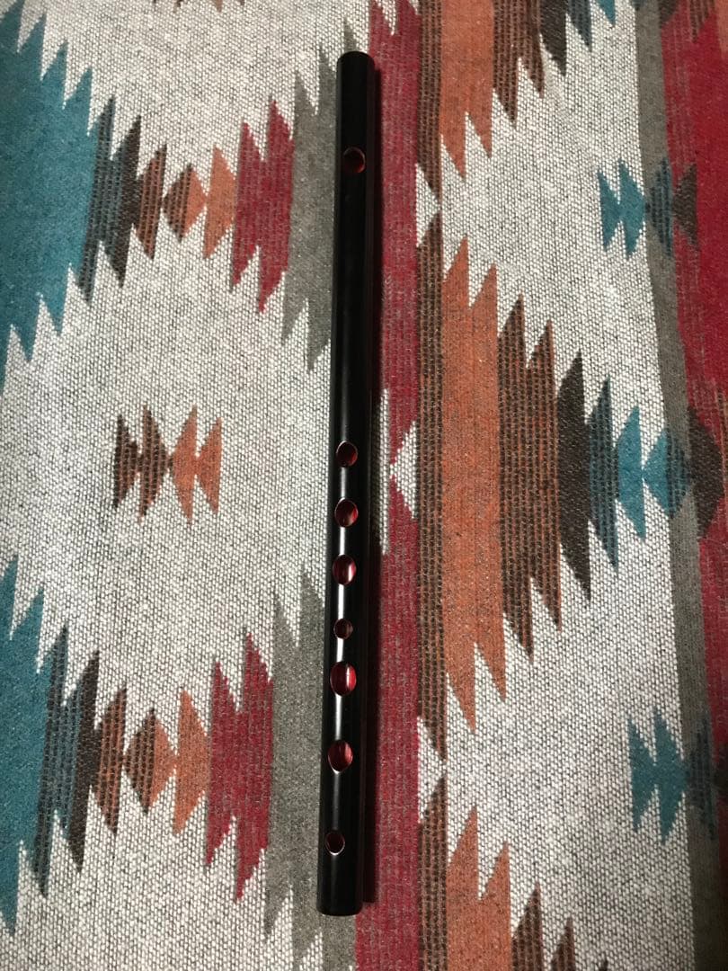 【さらに×2値下げ】琉球笛★艶消し黒漆塗り（C調子）